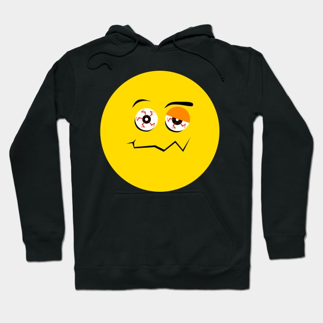 Emoji - Chorny face Hoodie by Aurealis